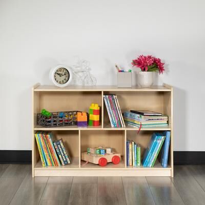 Flash Furniture Wooden School Classroom Storage Cabinet/Cubby for Commercial or Home Use