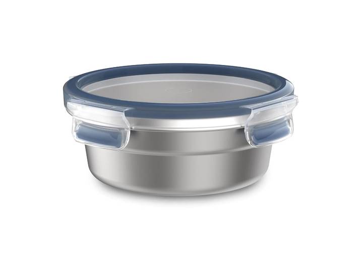 Tefal Boîte à lunch ronde en acier inoxydable MasterSeal 0,7 L