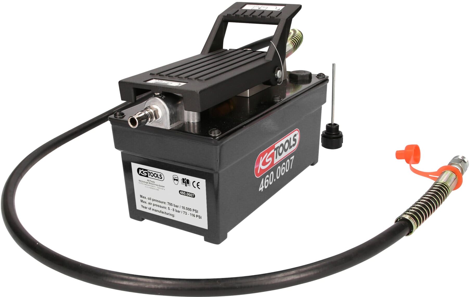 KS Tools Lufthydraulische Fußpumpe (460.0607)