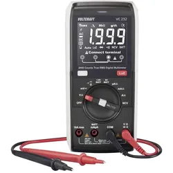 Voltcraft, Multimeter, (VC-12884300+VC-18652745) (CAT III 600V, Hand-Multimeter)