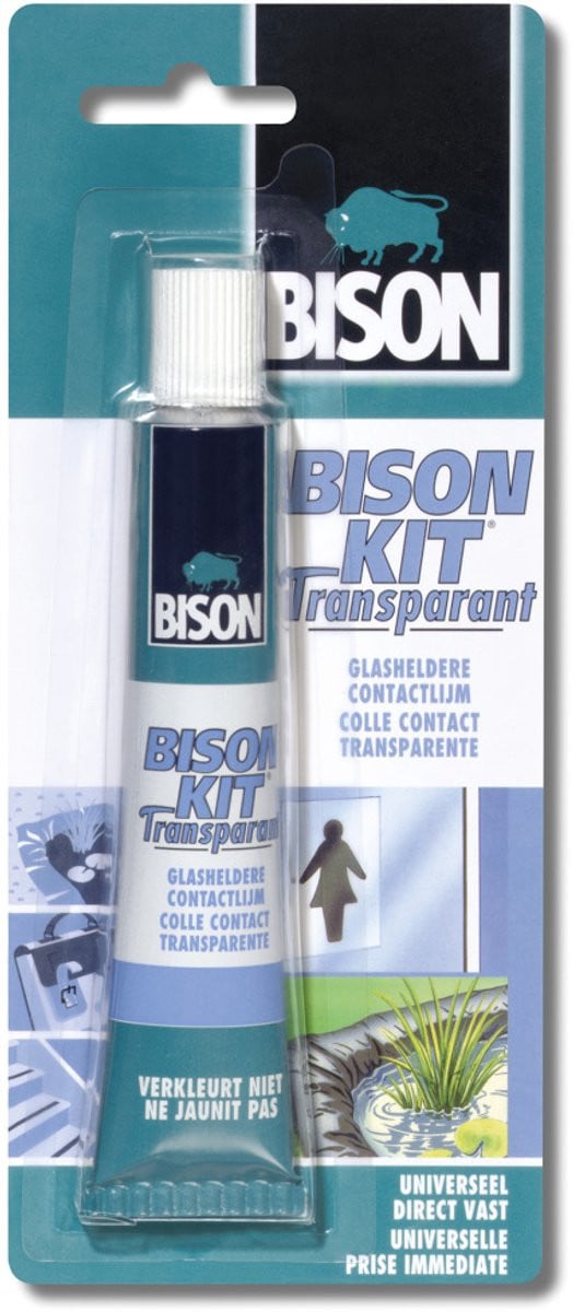 Bison Kit universele contactlijm transparant, 50 ml