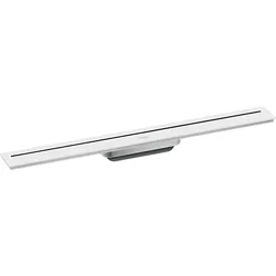 hansgrohe Drain Duschrinne 42520700 700mm, Fertigset, frei im Raum, mattweiß