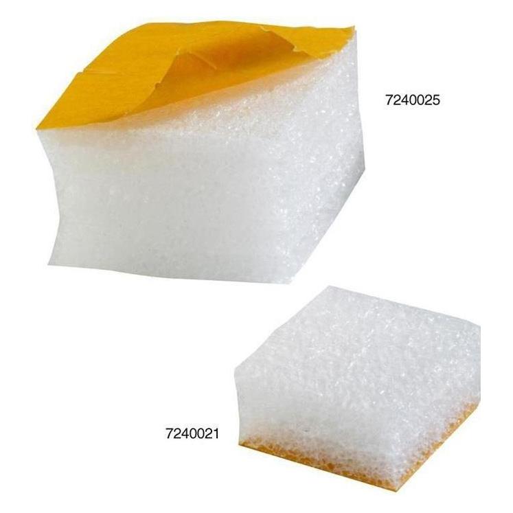 Transpak Schaumpads Masse 50x50x25mm weiss stark haftend (7240021)