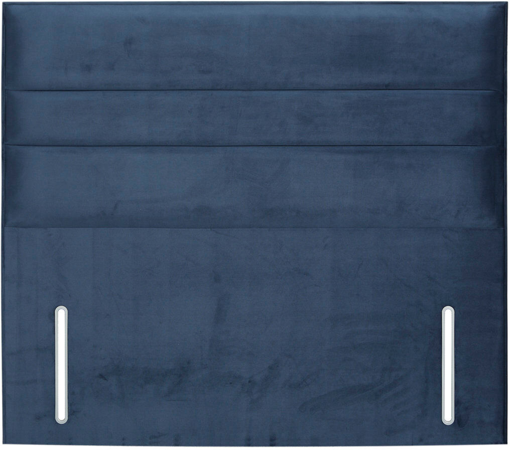 Brayden Studio Naples Floor Standing Headboard Navy/Velvet Double (4'6')