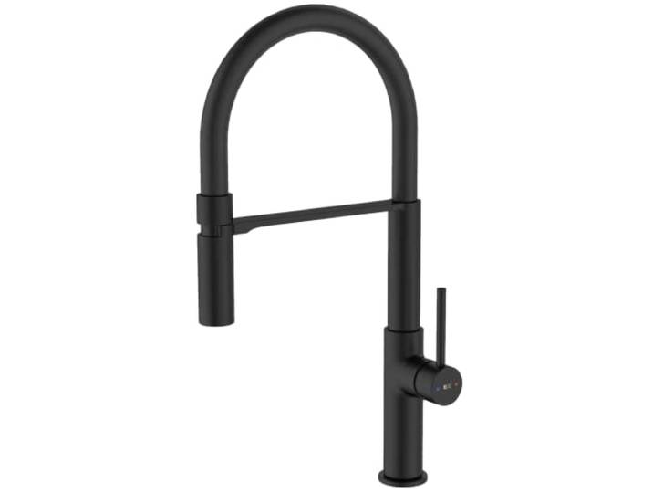 Essebagno Magneto mitigeur évier à douchette mobile noir mat