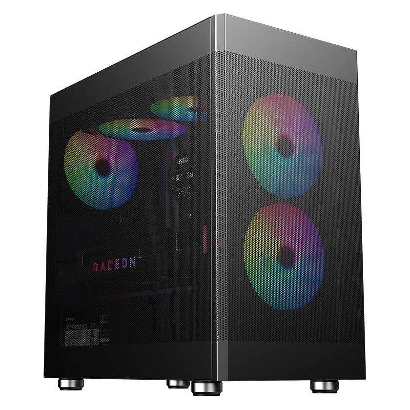 Itek Boitier Mini Tour Micro ATX ProMesh 35 (Noir) (mATX, Mini-ITX) (ITGCAPM35B)