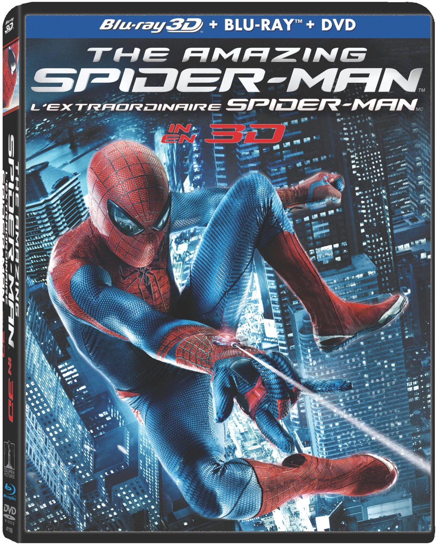 The Amazing Spider-man 3d / L'extraordinaire Spider-man 3d (Bilingual) [Blu-ray 3d + Blu-ray + Dvd] - Preis vom 09.10.2026 07:28:09 h