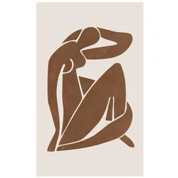 Bild BODY LINES (BH 20x30 cm) - braun - BH 20x30 cm