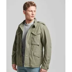 Superdry für Herren. M5011677A Merchant Store Militärjacke grün (XL), Lässig, Baumwolle
