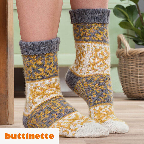 Strickanleitung – Norweger-Socken aus Woll Butt Söckli