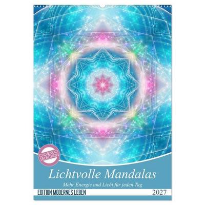 Lichtvolle Mandalas (Wandkalender 2027 DIN A2 hoch), CALVENDO Monatskalender