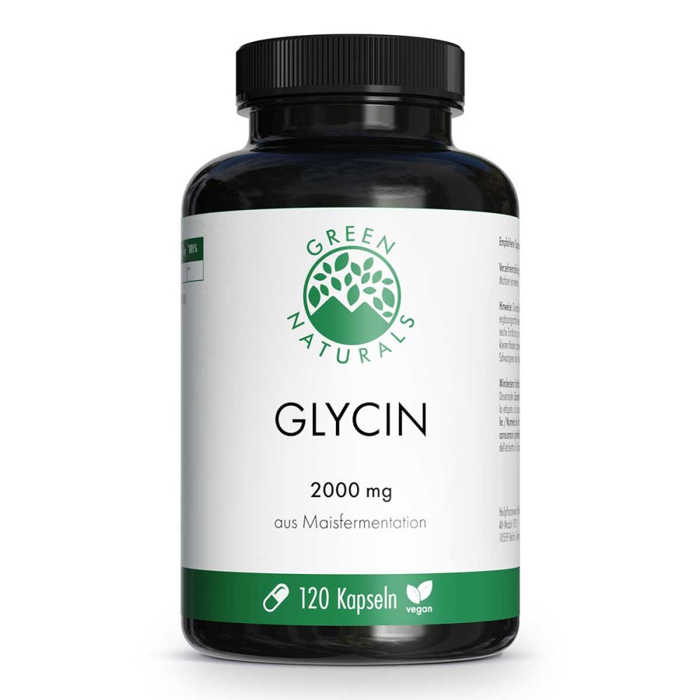 Heilpflanzenwohl GmbH Green Naturals Glycin 2000 mg Kapseln vegan 20037991