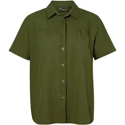 Värnamo Hemp Mix Women S/S Shirt Damen (Pine Green), Pine Green, 2XL