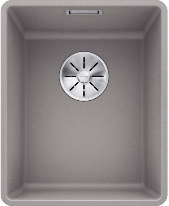 Blanco Subline 320-f Spüle 523418 34,7x42,7cm, PuraDur alumetallic, für Unterbau