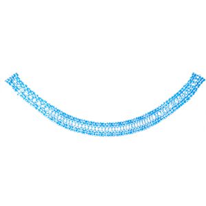 Papstar Girlande 18697 Bayrisch Blau, 4m, Papier, blau/weiß