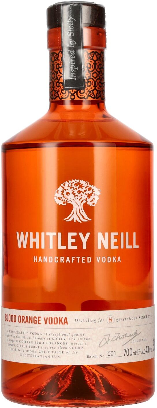 Whitley Neill Gin Whitley Neill BLOOD ORANGE VODKA 43% Vol. 0,7l