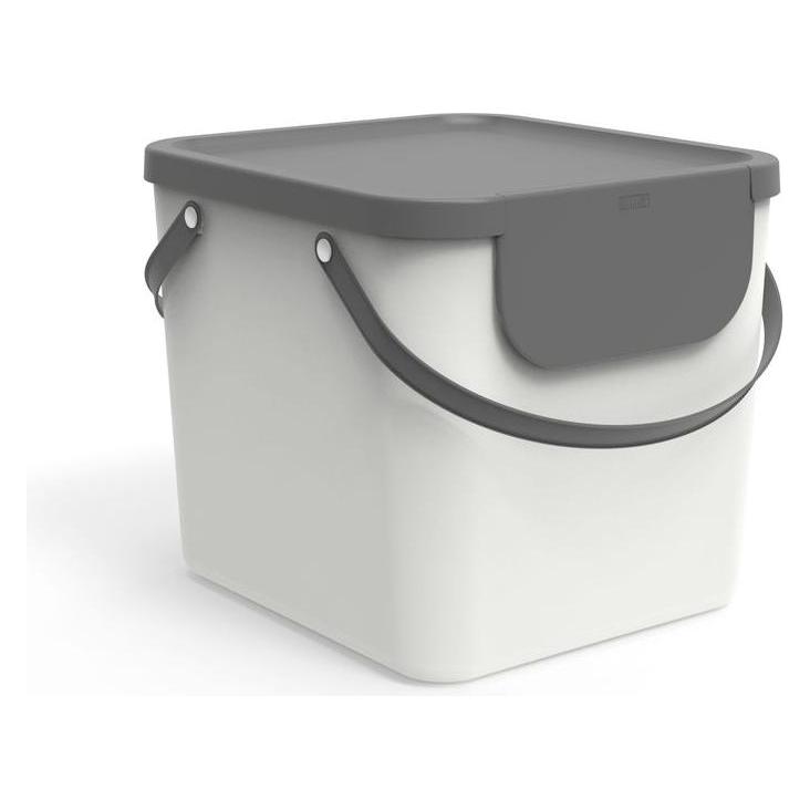 Rotho Mülltonne Albula 40L weiss (40 l) (1034401023)