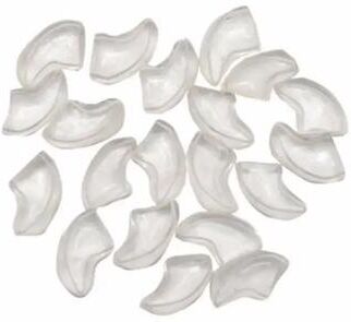 Uplift Treasures Soft Silicone Cat Nail Caps Set clear s