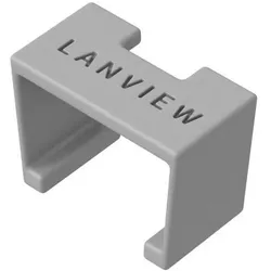 Lanview SmartClicks Clips 20pcs Grey, Zubehör Netzwerk