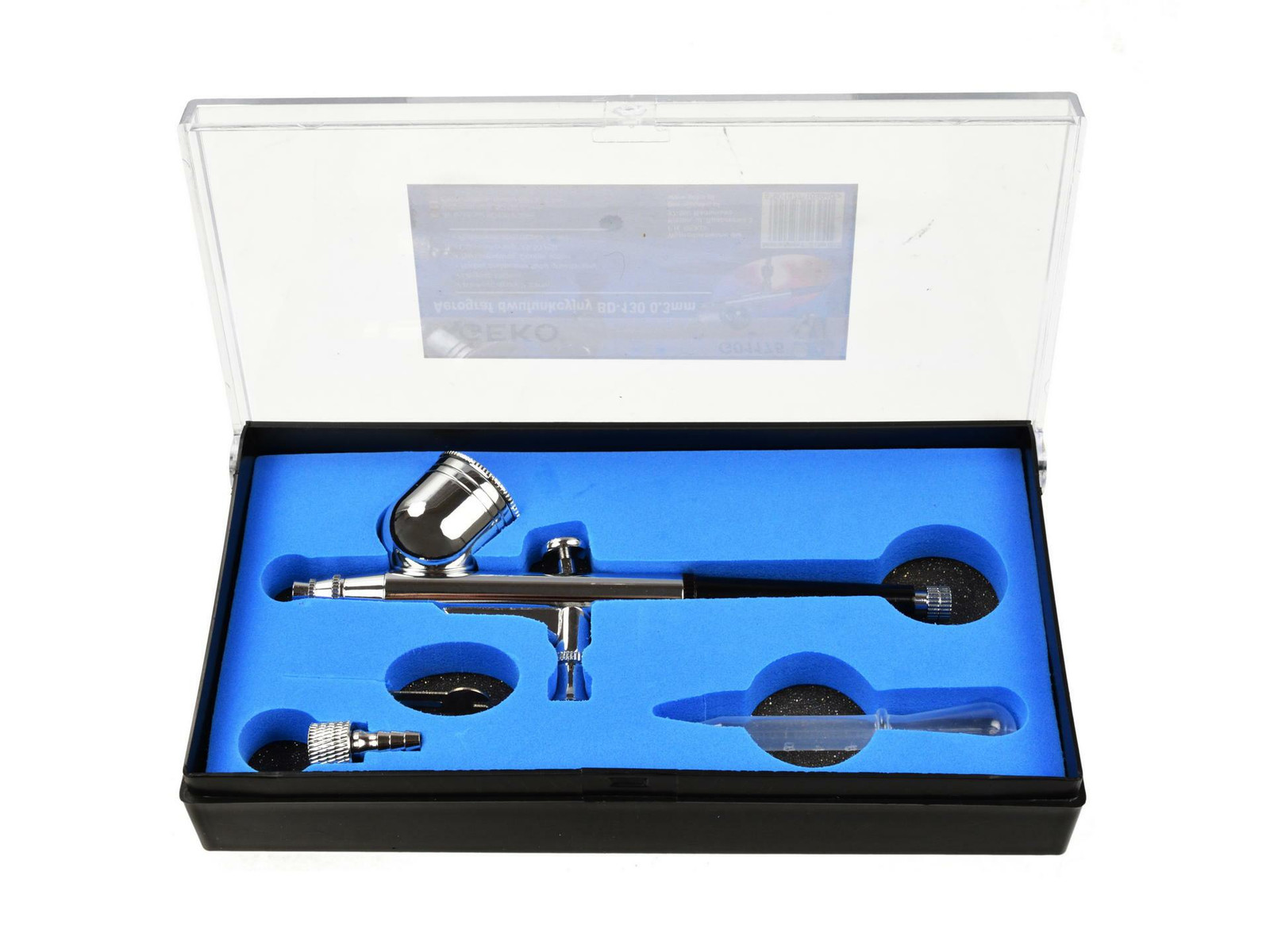 GEKO Airbrush spuitpistool BD-130 met regelbare 0,3 mm nozzle
