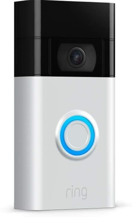 Ring Video Doorbell (2nd Gen) - Satin Nickel Finish, New