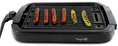 MegaChef 1800 Watt Electric Dual Side Cooking Surface Countertop Griddle