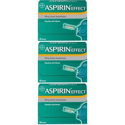 Aspirin Effect Granulat 3x 3x20 St