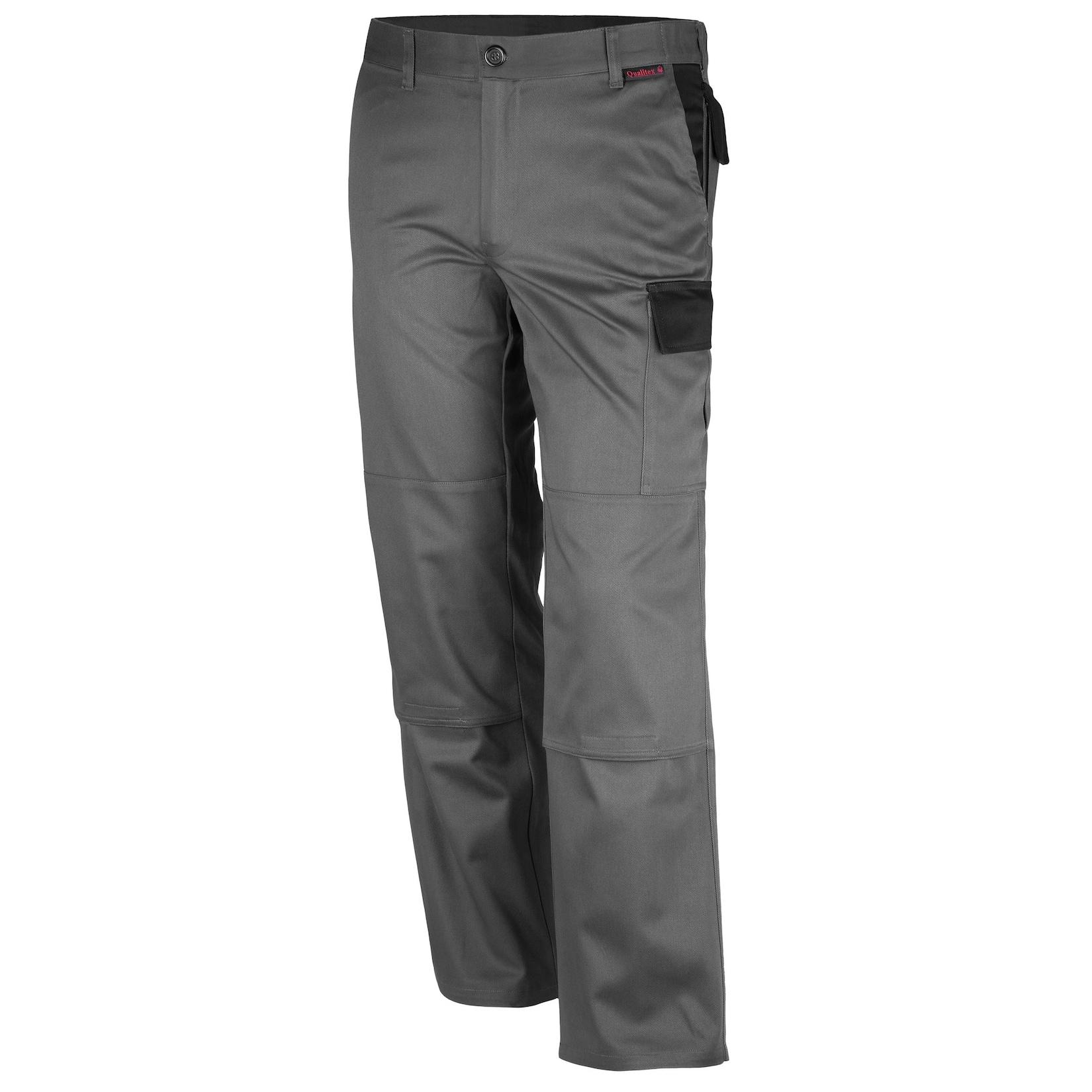 QUALITEX HIGH QUALITY WORKWEAR Bundhose image mittelgrau/schwarz Herren: 29