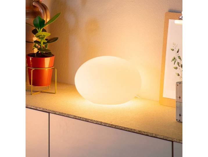 Lampe de table LED Flourish, RGBW - Philips Hue - Salon / séjour - Moderne - Verre - Boule