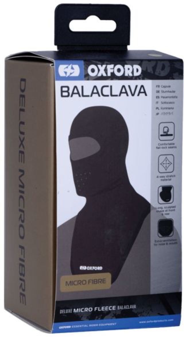 Hupullinen Lakki Oxford Deluxe Balaclava Micro Fibre Koko Os