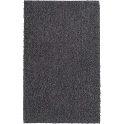 Loa Badezimmer-Teppich 70 x 120 cm graphitfarbig