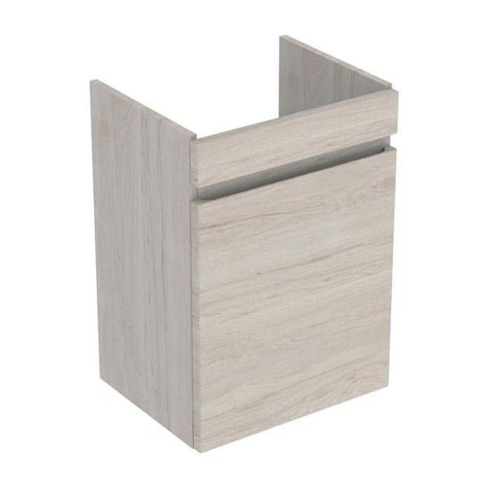 Geberit Renova Plan Waschtischunterschrank 501903001 43,5x60,5x34,5cm, 1 Tür, nussbaum hell, Folie strukturiert