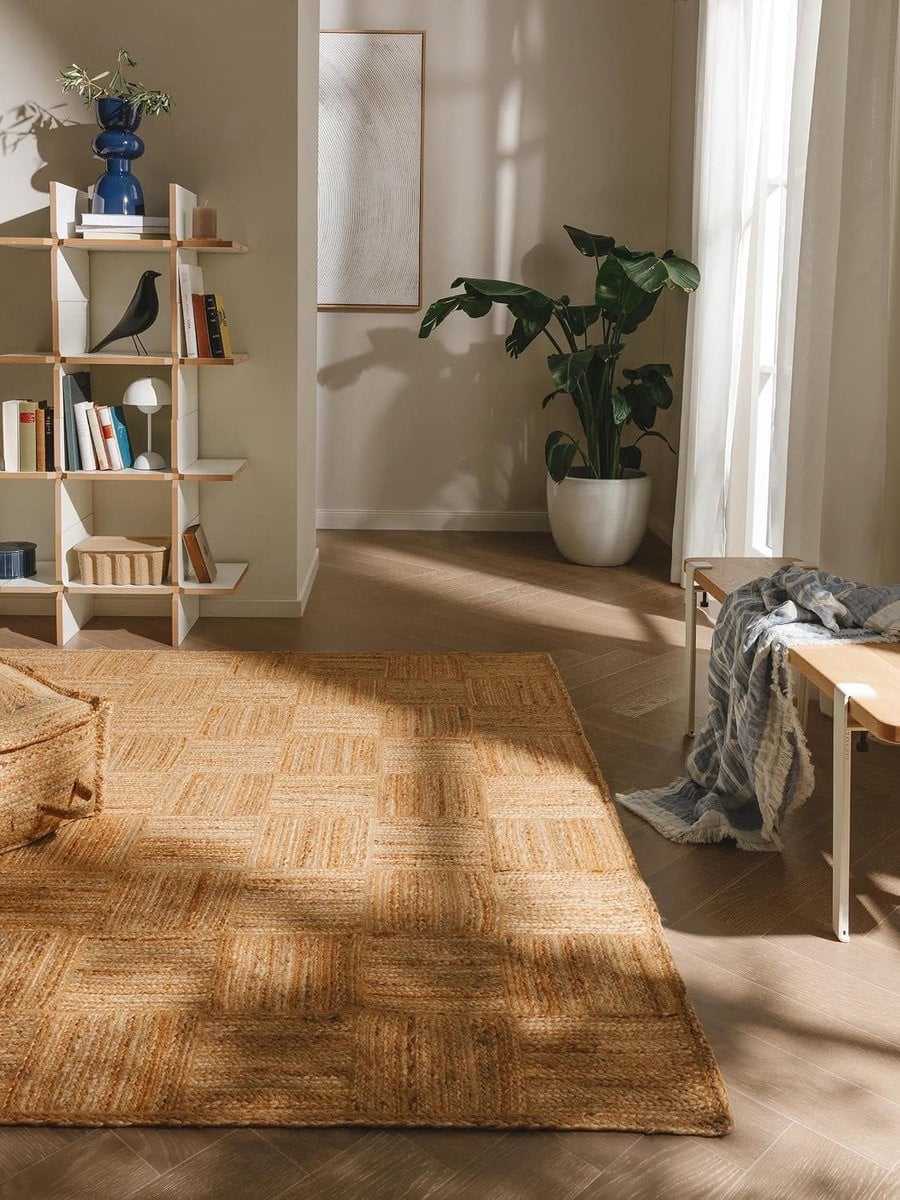 Benuta Pure Jutta Jute Tapijt - Natuurlijk - 120 x 170 cm