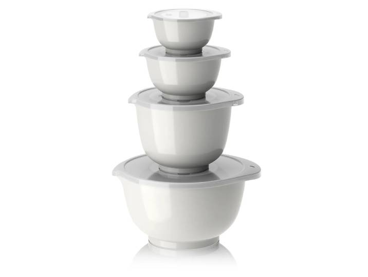 Rosti - Margrethe Rührschüssel-Set, 0,25 - 3 l, weiss (8-tlg.)