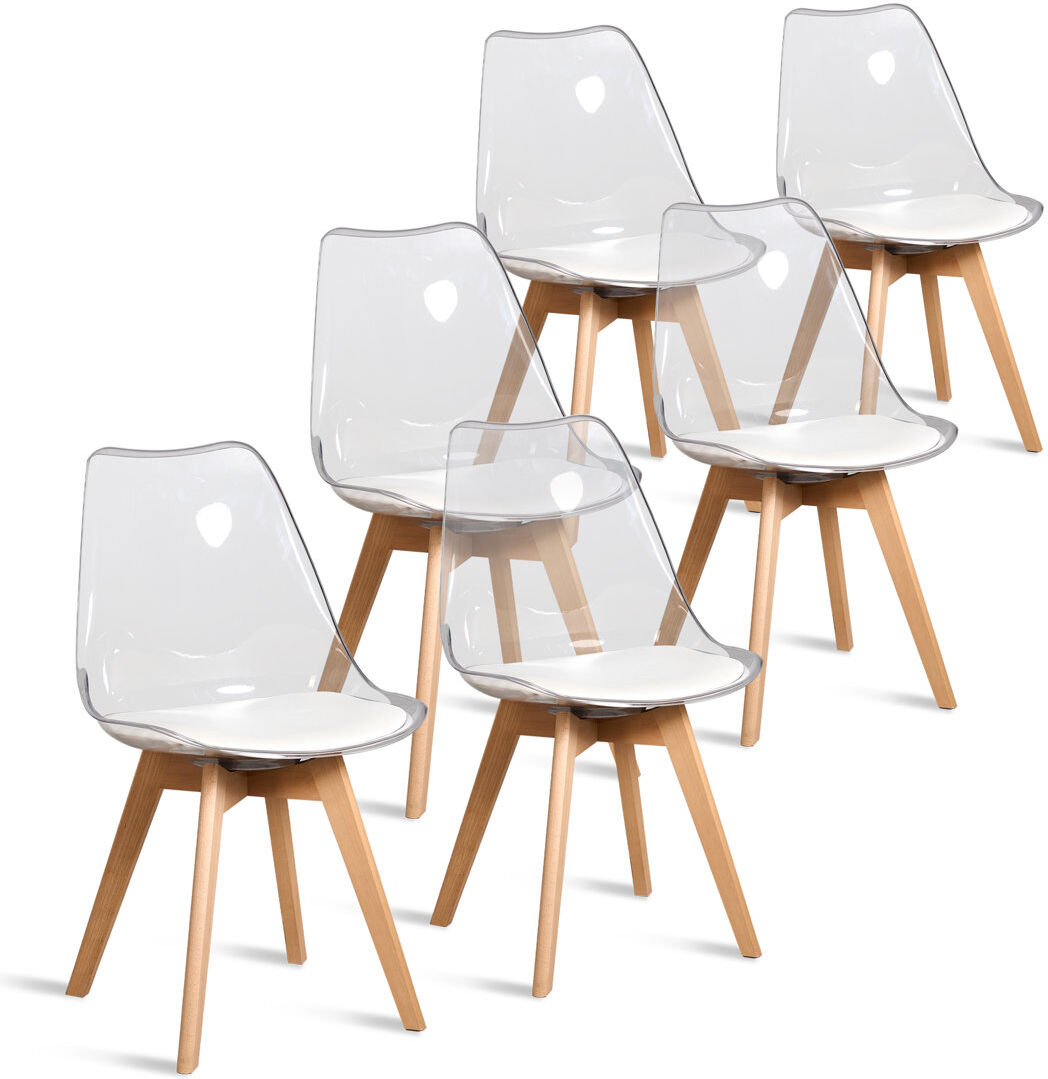 Norden Home Huron Solid Wood Dining Chair Grey 83.5cm H X 49cm W X 42cm D