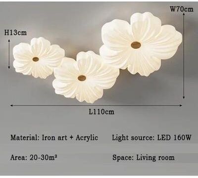 Uplifted Goods Nordic Botanical Geometric Indoor Illumination System f 100 260v 3 Colors Adjustable