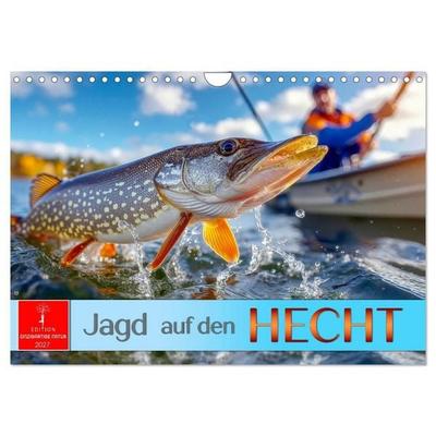Jagd auf den Hecht (Wandkalender 2027 DIN A4 quer), CALVENDO Monatskalender