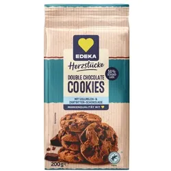 EDEKA Herzstücke Cookies »Double Chocolate Cookies« 200 g