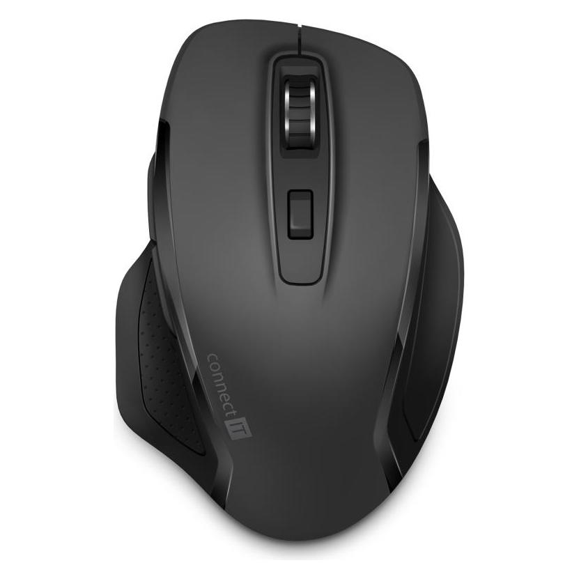 Connect IT Dual SmartSwitch bezdrátová pelė, USB-A + C (+1x AA baterie zdarma), pilka (Kabellos) (CMO-3100-GY)