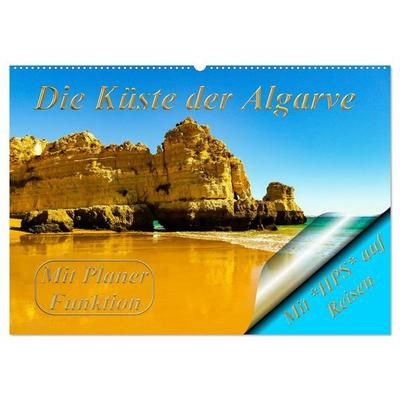 Die Küste der Algarve (Wandkalender 2026 DIN A2 quer), CALVENDO Monatskalender