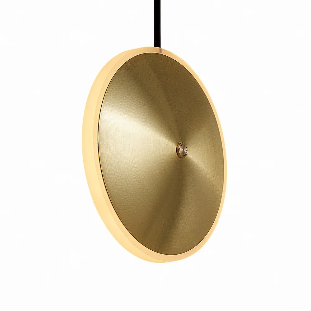 Graypants Dish6v hanglamp messing met led-verlichting