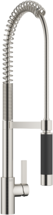 Dornbracht Profi Küchenarmatur 3386087506 Tara Auslauf 240 mm, Pendelbrause, pl. matt
