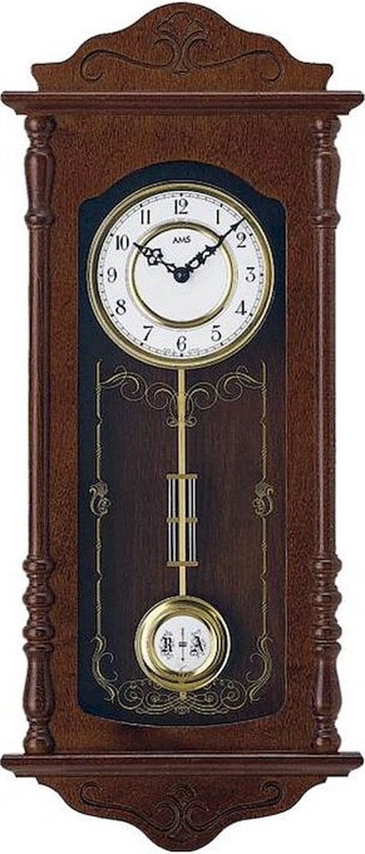 AMS Regulateur 7013/1 Quarts Analoge Tafelklok met 4/4 Westminster en BimBam Melodie