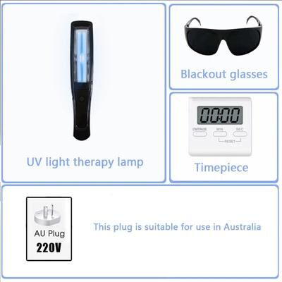 Inspire Select 311NM Narrowband UVB Phototherapy Lamp Portable Skin Therapy Light For Psoriasis, Vitiligo & Eczema Home Use 220 V Au Plug