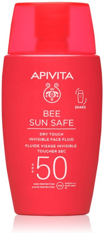 Apivita Bee Sun Safe Dry Touch Face Fluid SPF50 Schützendes Fluid SPF 50+ 50 ml