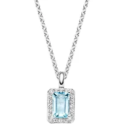 Viventy 788012 Damen-Halskette Sterlingsilber 925 Blautopas