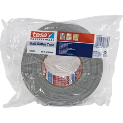 Tesa Gewebekleb. 50m x 50mm Gaffer tape silber 53949
