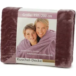 Gözze Premium Memphis Decke altrosa 180 x 220 cm