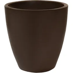 WellHome - Blumentopf "Accord Collection", Ø40cm, bronzefarben