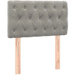 vidaXL, Boxspringbett, Faxonina (Knopfheftung Design) (80 x 200 cm)
